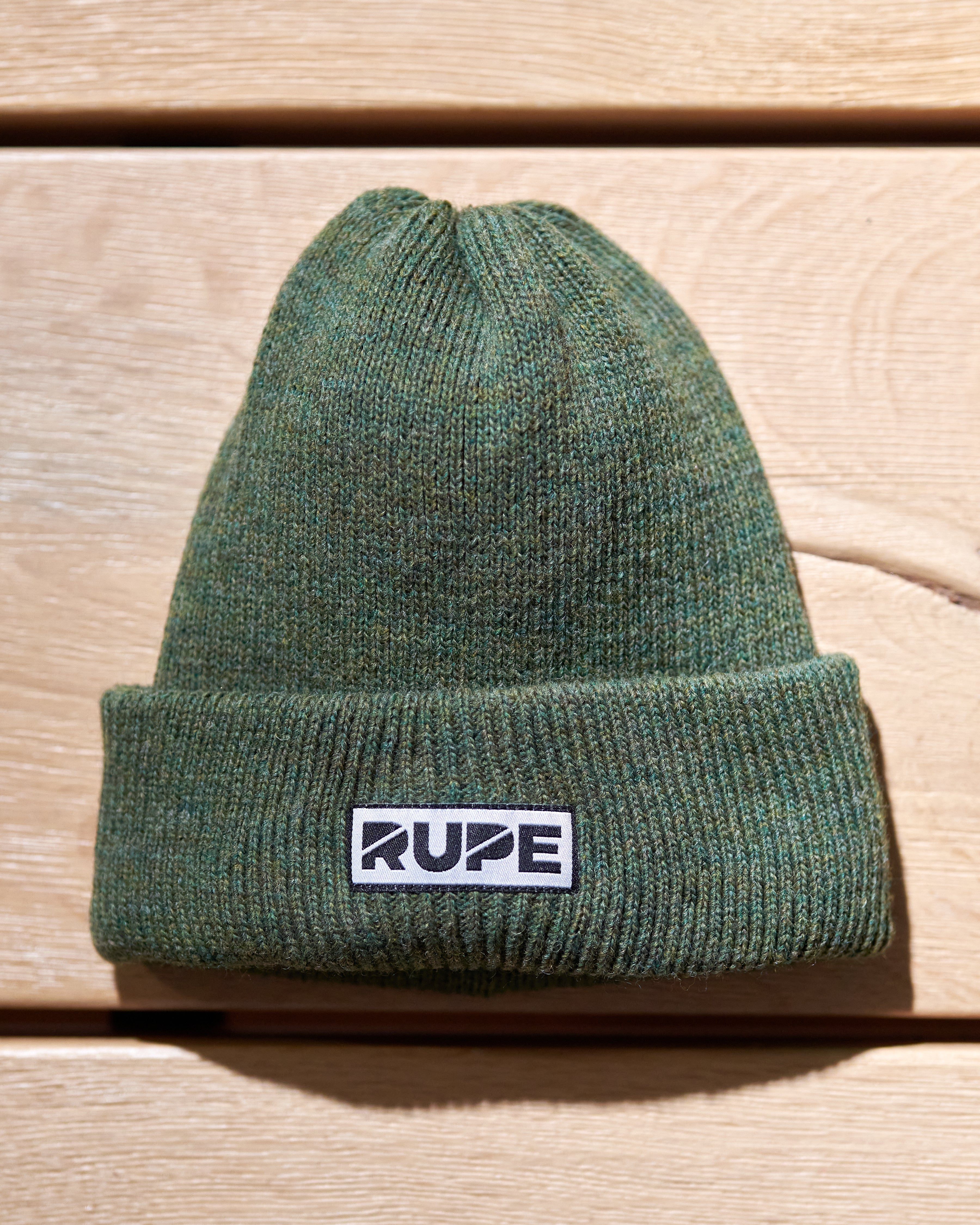 Sheep Rupe Beanie Hat by Brazz - Green