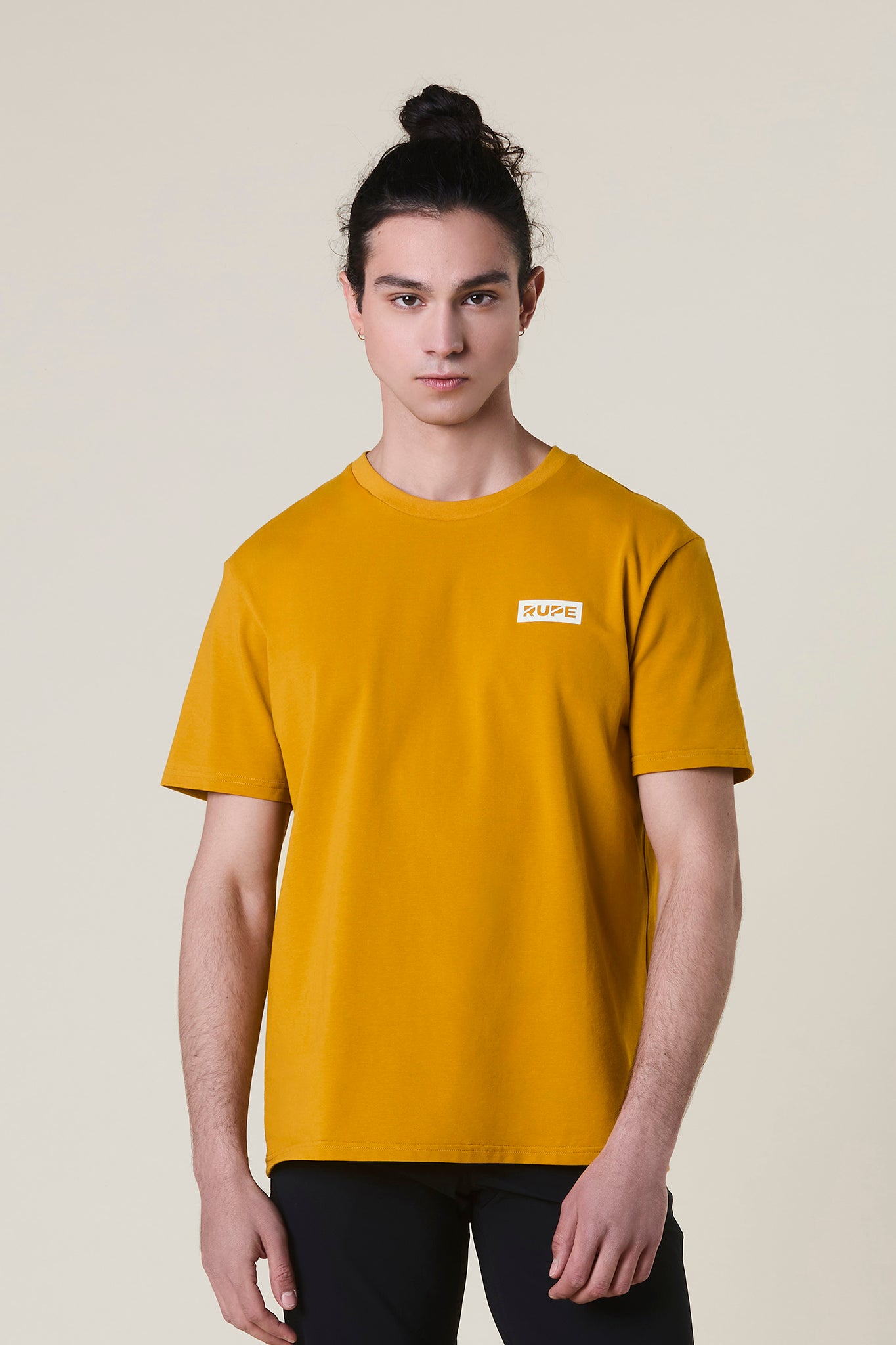 Men's cotton T-Shirt - Mustard