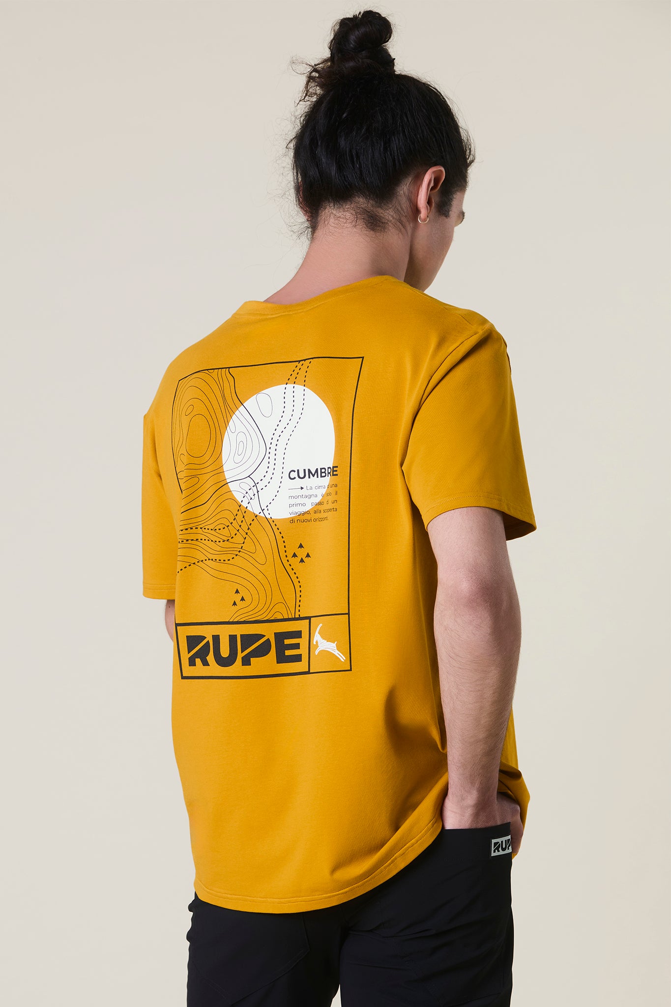 Men's cotton T-Shirt - Mustard