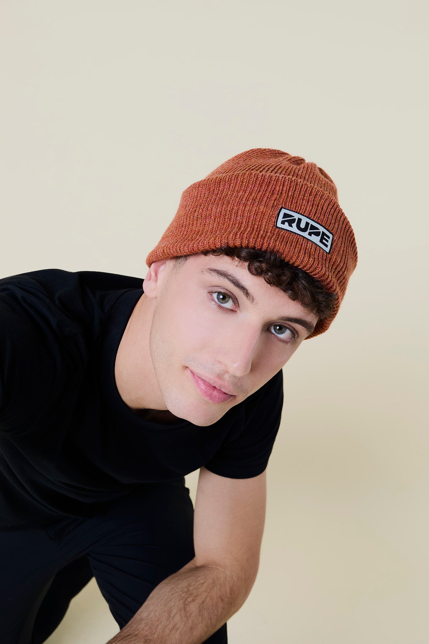 Sheep Rupe Beanie Hat by Brazz - Copper