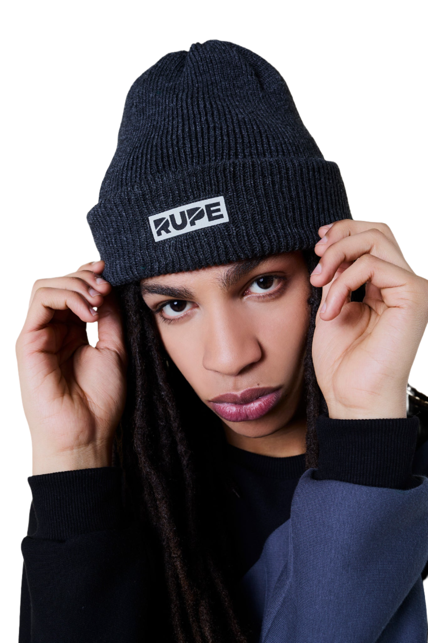 Sheep Rupe Beanie Hat by Brazz - Anthracite