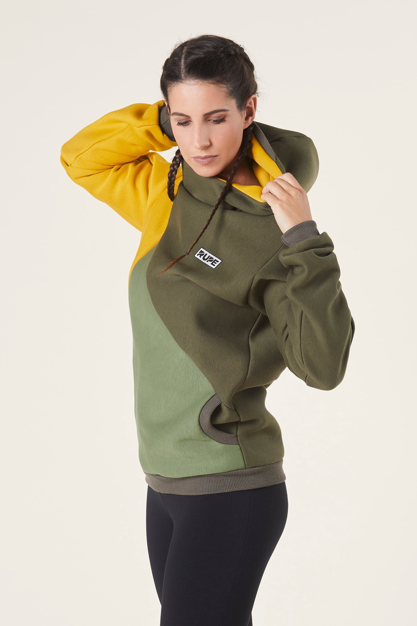 Sweatshirt in 3 colors with Hood - Woman - Jungle | CLIFF